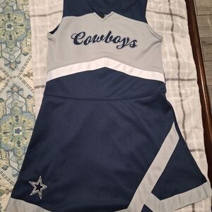 NFL Navy and Gray 'Cowboys' Girls Cheer Dress